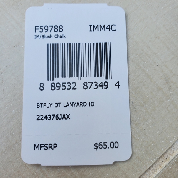 NWT COACH butterfly dot lanyard F49788 - Picture 3 of 5